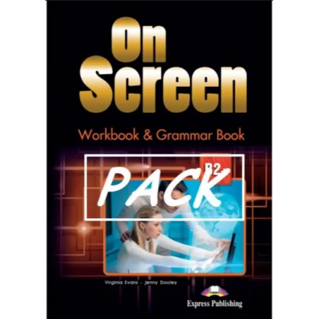 On Screen B2+ Revised Workbook & Grammar (Writing Book, Ie Book, Listening & Digibook APPs) (pratybos)
