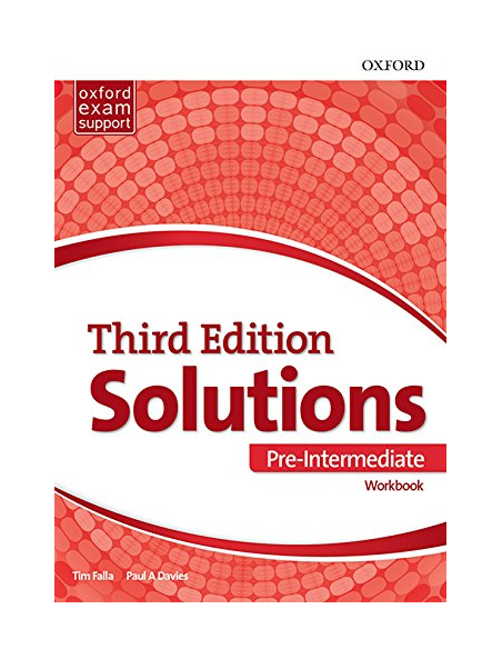 Solutions 3nd Edition Pre  Intermediate Workbook (pratybos)