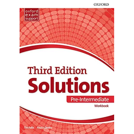 Solutions 3nd Edition Pre Intermediate Workbook (pratybos)