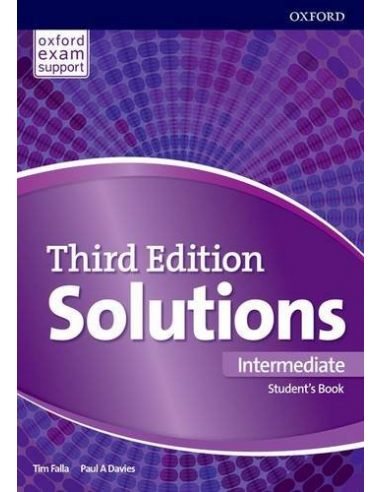 Solutions 3nd Edition Intermediate Students Book vadovėlis