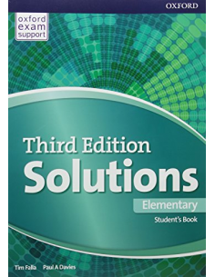 Solutions 3nd Edition Elementary Students Book vadovėlis