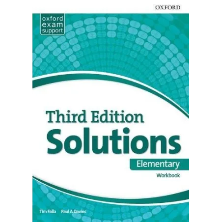 Solutions 3nd Edition Elementary Workbook (pratybos)