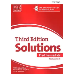 Solutions 3nd Edition Pre-Intermediate Teachers Book & Resource disk pack