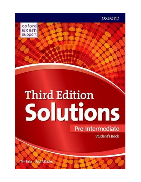 Solutions 3nd Edition Pre-Intermediate Students Book (vadovėlis)