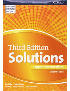 Solutions 3nd Edition Upper-Intermediate Students Book (vadovėlis)