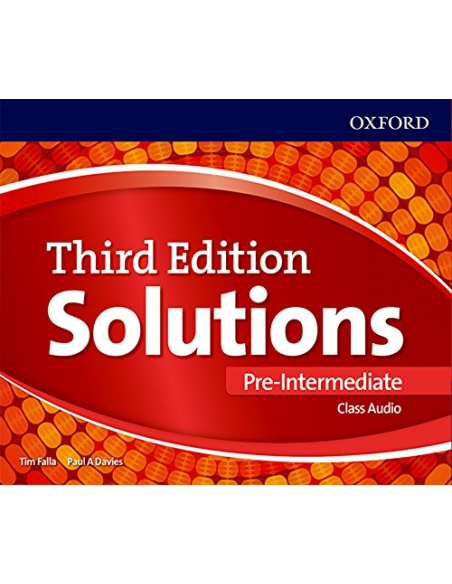 Solutions 3nd Edition Pre-Intermediate Class CD