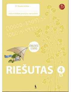 RIEŠUTAS. Pratybų sąsiuvinis 4 klasei 1 dalis... 2