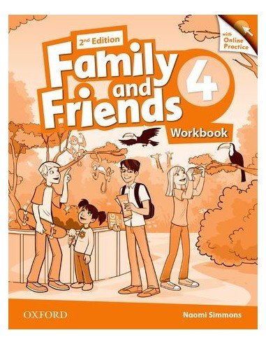 Family & Friends Second Edition 4  Workbook (pratybos su online practice)