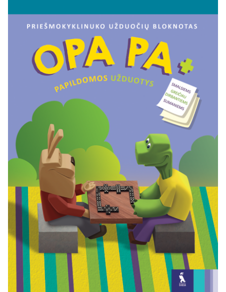 OPA PA +. Priešmokyklinuko užduočių bloknotas