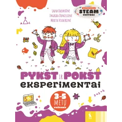 PYKŠT IR POKŠT MATEMATIKOS eksperimentai 3-5 metų vaikams | Knygeta.lt