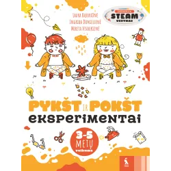 PYKŠT IR POKŠT INŽINERIJOS eksperimentai 3-5 metų vaikams | Knygeta.lt