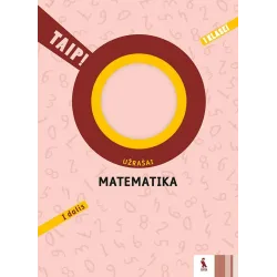 MATEMATIKA. Užrašai 1 klasei, 1 dalis – TAIP! | Knygeta.lt