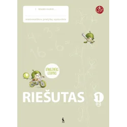 Riešutas. Antrasis matematikos pratybų sąsiuvinis I klasei | Knygeta.lt