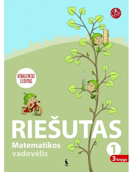 RIEŠUTAS. Matematikos vadovėlis 1 klasei 3 dalis (atnaujinta) (ŠOK)