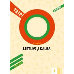 LIETUVIŲ KALBA. Užrašai 2 klasei, 3 dalis (TAIP!)
