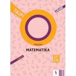 MATEMATIKA. Užrašai 2 klasei, 1 dalis – TAIP! | Knygeta.lt