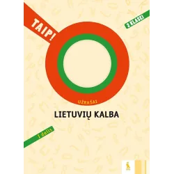 LIETUVIŲ KALBA. Užrašai 2 klasei, 1 dalis (TAIP!)