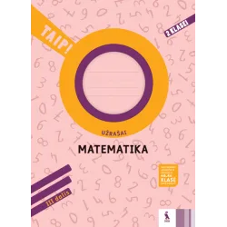 MATEMATIKA. Užrašai 2 klasei, 3 dalis – TAIP! | Knygeta.lt
