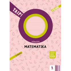 MATEMATIKA. Užrašai 3 klasei, 1 dalis – TAIP! | Knygeta.lt