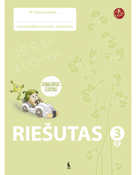 RIEŠUTAS. Pratybų sąsiuvinis 3 klasei 1 dalis (atnaujinta) (ŠOK)