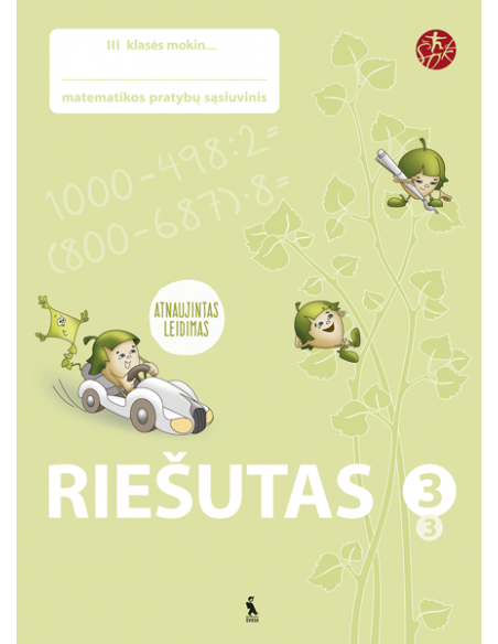 RIEŠUTAS. Pratybų sąsiuvinis 3 klasei 3 dalis (atnaujinta) (ŠOK)