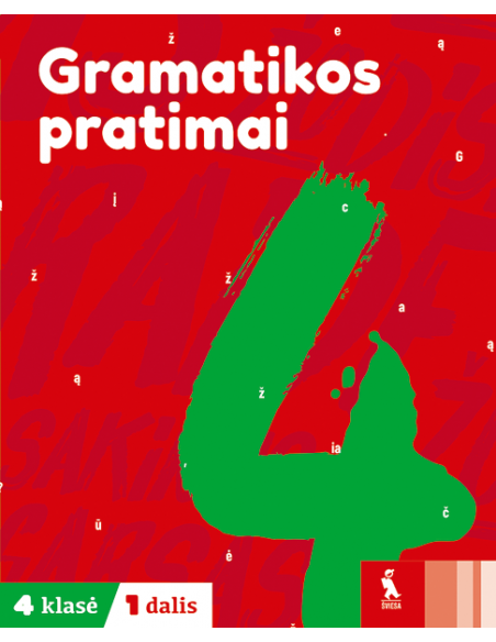 Lietuvių kalbos gramatikos pratimai 4 klasei, 1 dalis