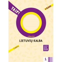 LIETUVIŲ KALBA. Užrašai 4 klasei, 1 dalis (TAIP!)