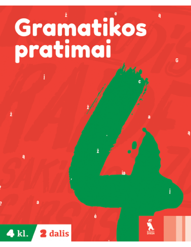 Lietuvių kalbos gramatikos pratimai 4 klasei, 2 dalis