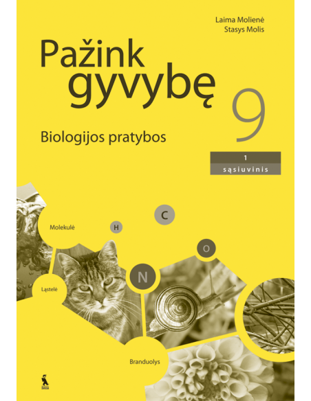 PAŽINK GYVYBĘ. Biologijos pratybos IX klasei. 1-asis sąsiuvinis