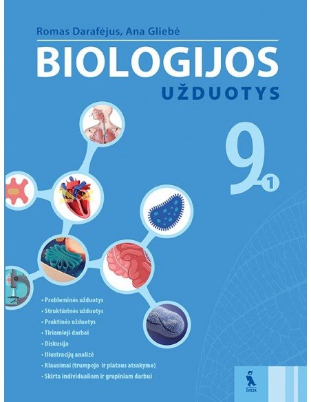 Biologijos užduotys 9 klasei, 1-asis sąsiuvinis