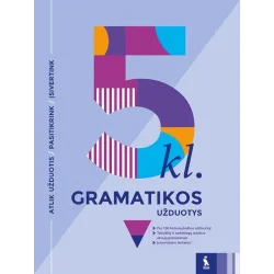 Lietuvių kalbos gramatikos užduotys 5 klasei