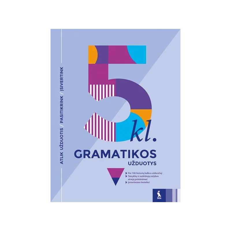 Lietuvių kalbos gramatikos užduotys 5 klasei