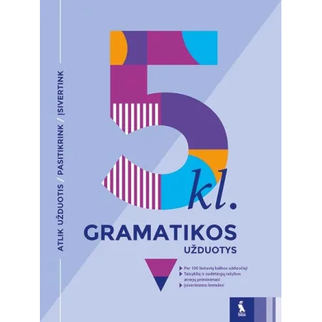 Lietuvių kalbos gramatikos užduotys 5 klasei
