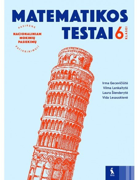 Matematikos testai 6 klasei (s. „Pasirenk nacionaliniam mokinių