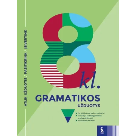 Lietuvių kalbos gramatikos užduotys 8 klasei