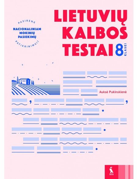 Lietuvių kalbos testai 8 klasei (s. Pasirenk nacionaliniam mokinių pasiekimų