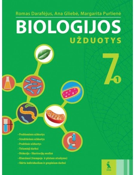 Biologijos užduotys 7 klasei, 1-asis sąsiuvinis