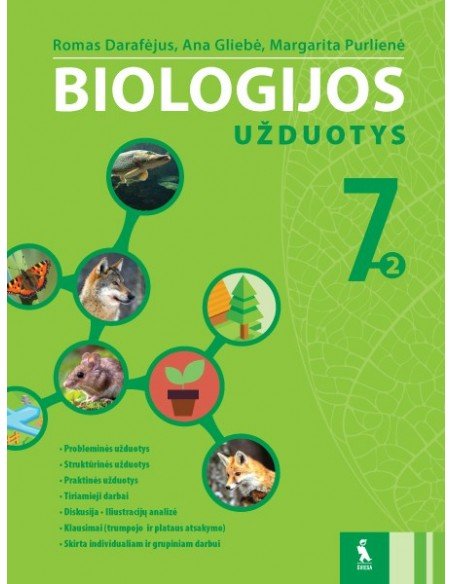 Biologijos užduotys 7 klasei, 2-asis sąsiuvinis