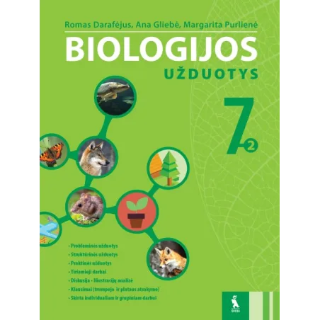 Biologijos užduotys 7 klasei, 2-asis sąsiuvinis | Knygeta.lt