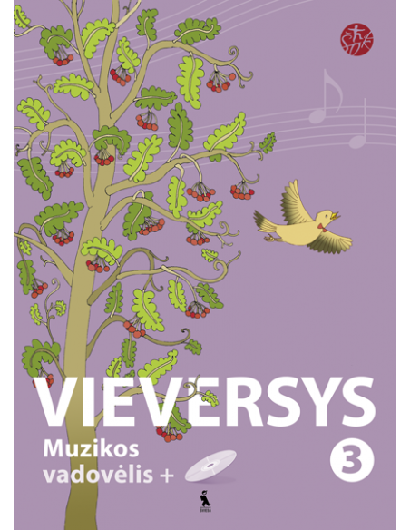 VIEVERSYS. Muzikos vadovėlis 3 klasei su kompaktine plokštele (ŠOK)