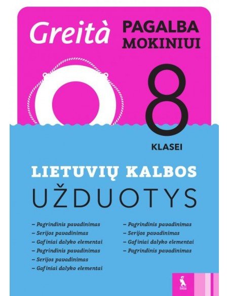 Lietuvių kalbos užduotys 8 klasei (Greita pagalba mokiniui!)