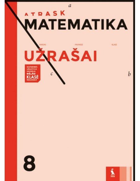 MATEMATIKA. Užrašai VIII klasei (ATRASK)