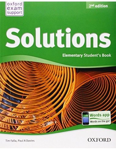 Solutions 2nd Edition Elementary Students Book