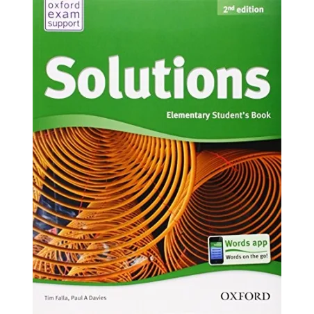 Solutions 2nd Edition Elementary Students Book