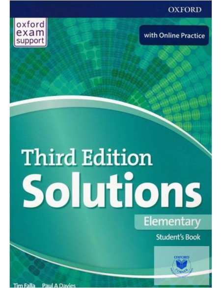 Solutions 3nd Edition Elementary Students Book (vadovėlis su Online Practice )