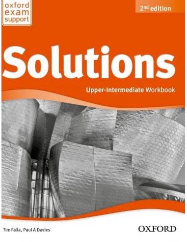Solutions 2nd Edition Upper-Intermediate Workbook (pratybos)