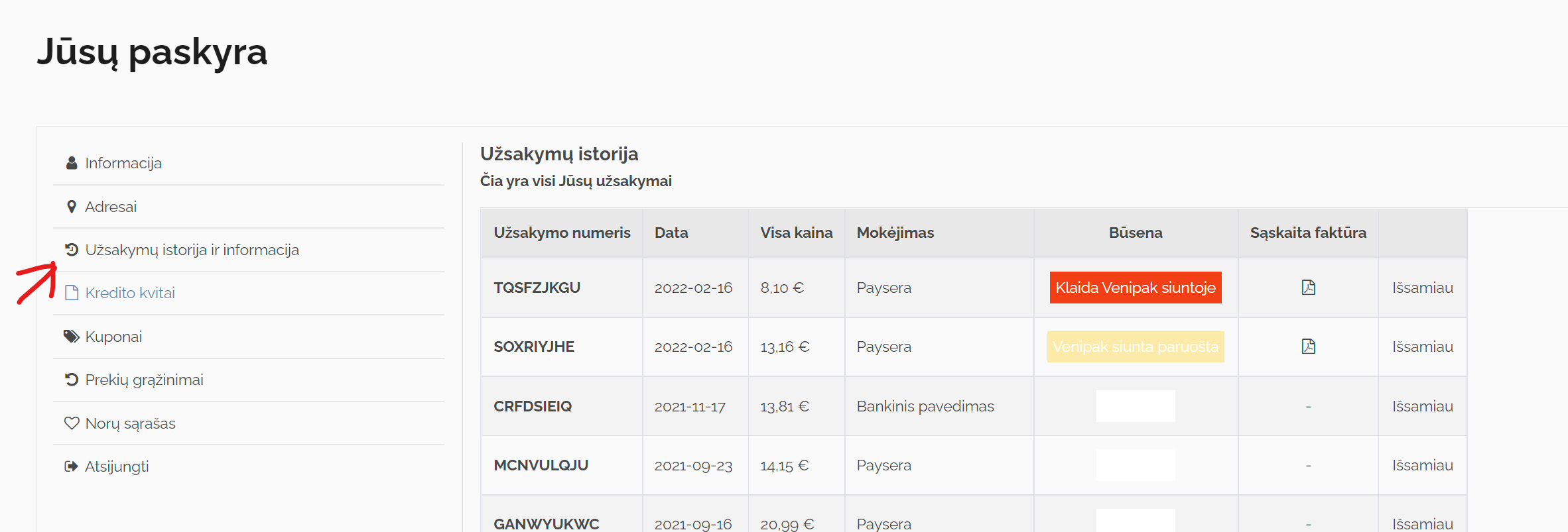 grąžinimas1 žingsnis